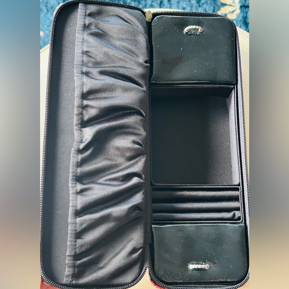 Brighton Pink and Black Floral JEWELRY CASE - Picture 9 of 10